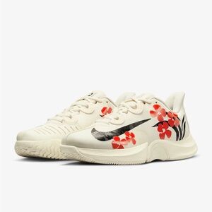 Nike Naomi Osaka x Wmns Nikecourt Air Zoom Turbo Hibiscus Flowers sz 10